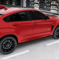Gloss Black Side Skirts for BMW F16 X6 14-18-Carbon Factory