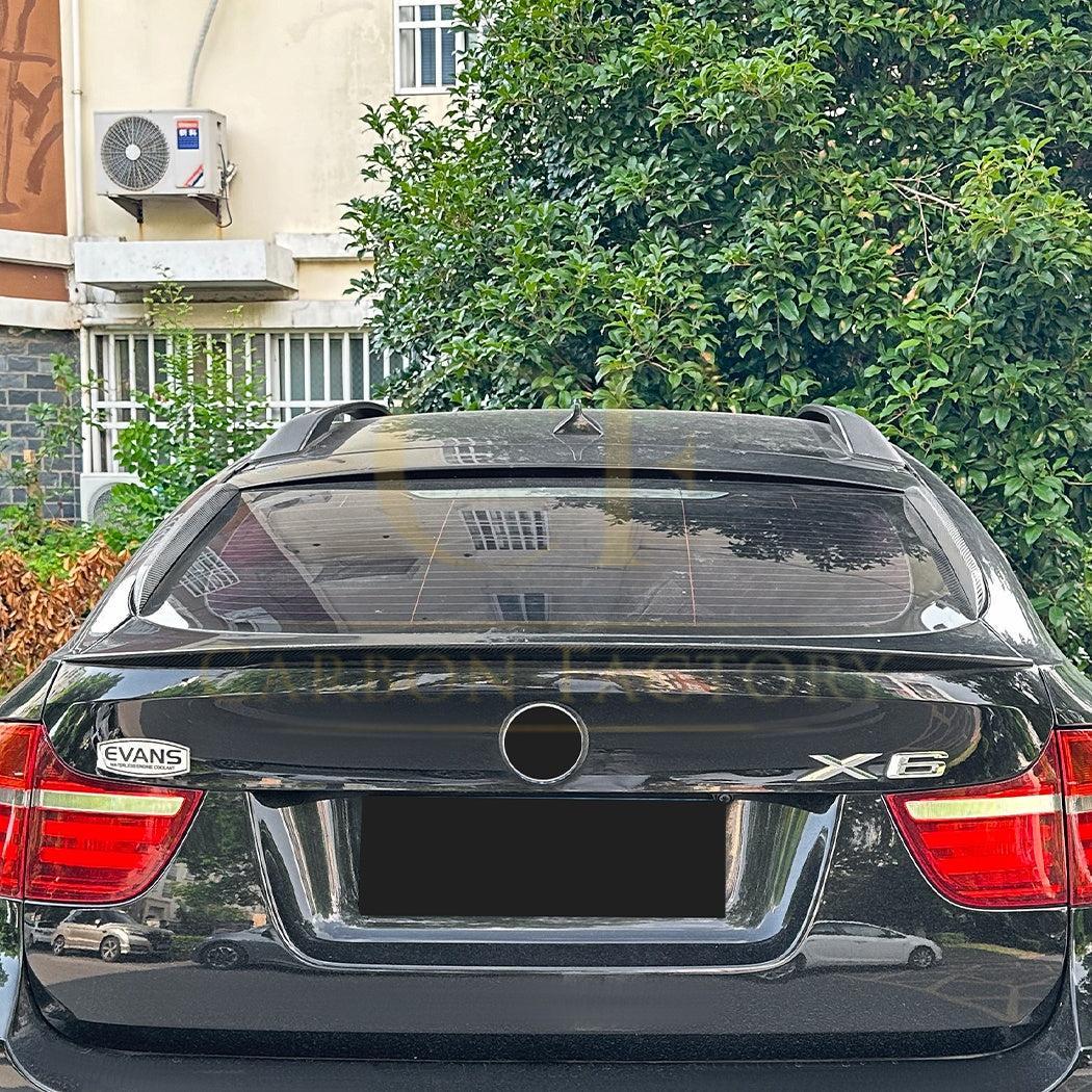 Gloss Black Side Spoilers for BMW E71 X6 08-14-Carbon Factory