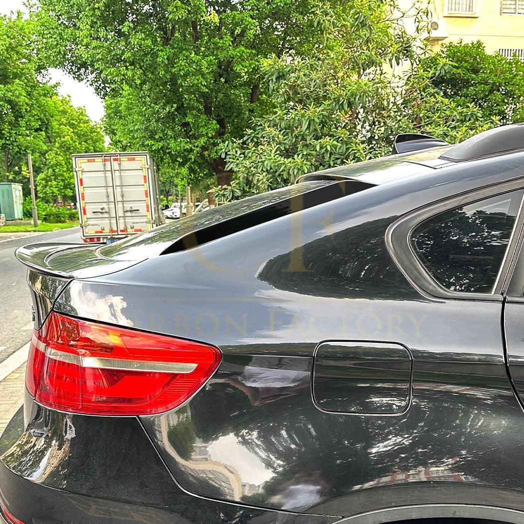 Gloss Black Side Spoilers for BMW E71 X6 08-14-Carbon Factory