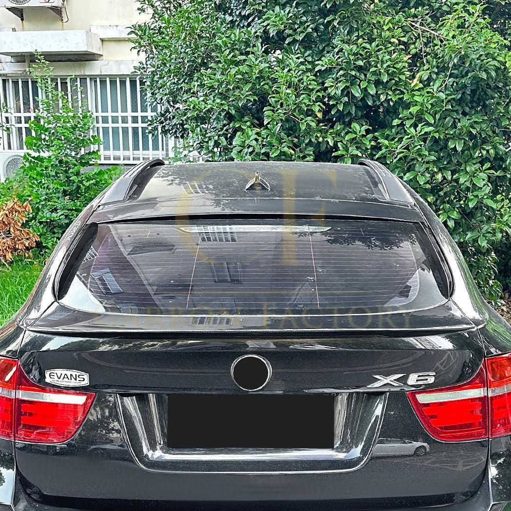 Gloss Black Side Spoilers for BMW E71 X6 08-14-Carbon Factory