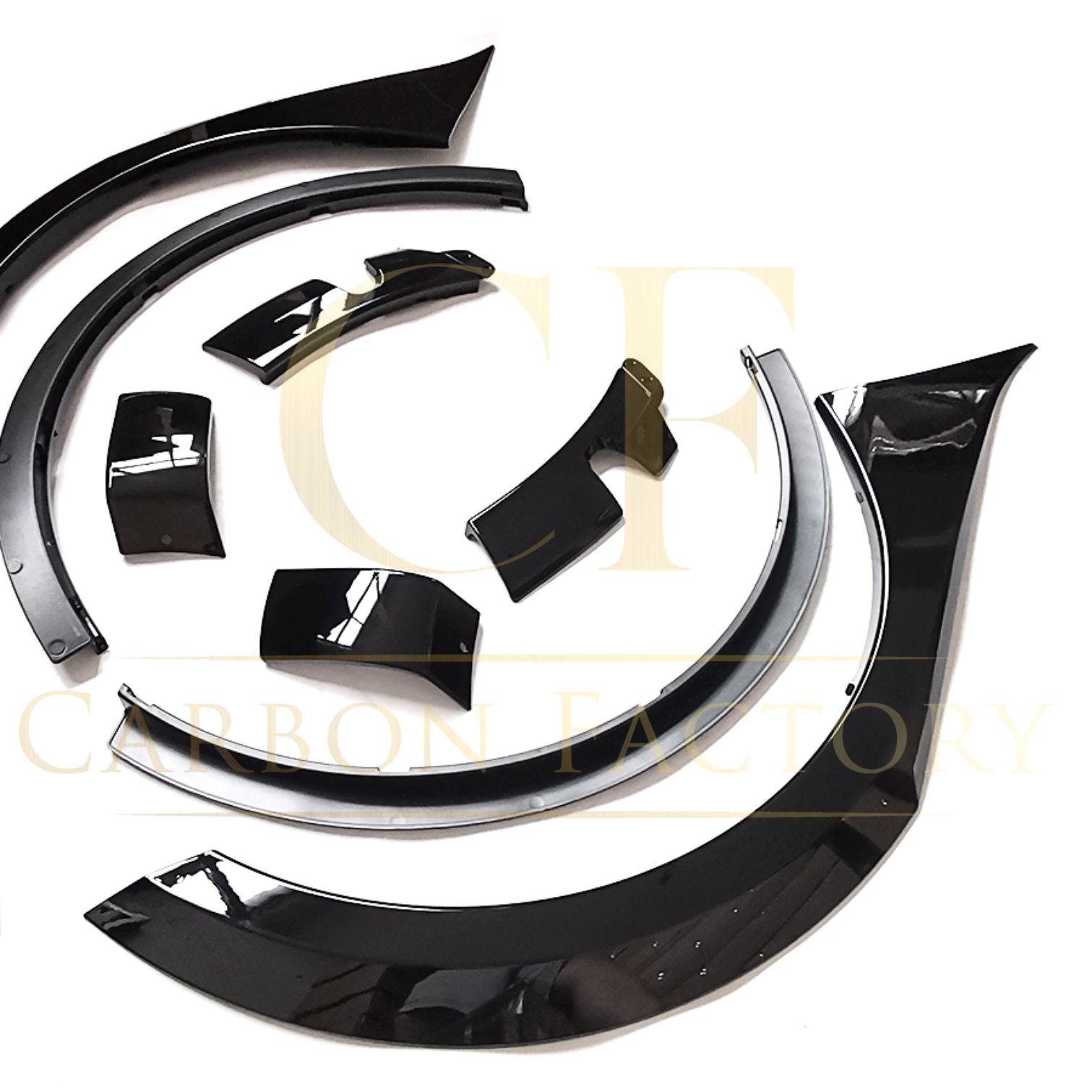 Gloss Black Wheel Fender Arches for Tesla Model 3 19-23-Carbon Factory