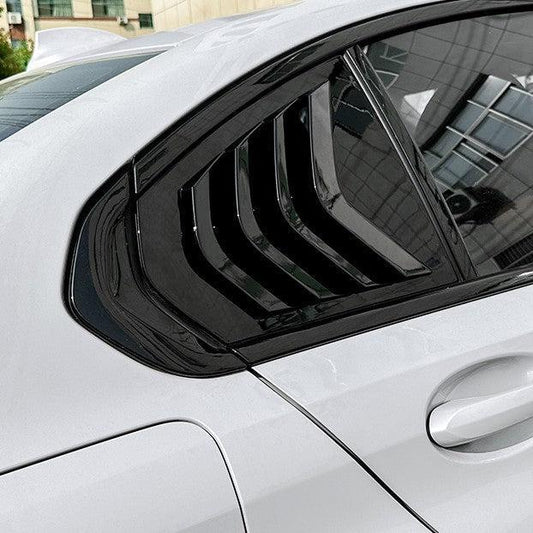 Gloss Black Window Louver Vents for BMW 3 Series G20 19-25-Carbon Factory