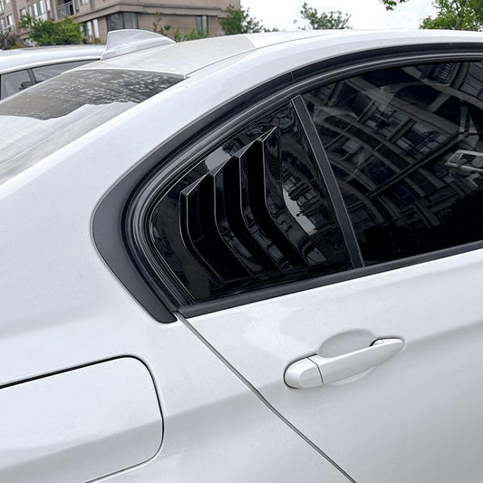 Gloss Black Window Louver Vents for BMW F30 F31 3 Series 12-19-Carbon Factory