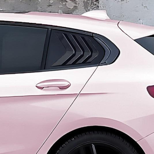Gloss Black Window Louver Vents for BMW F40 1 Series 19-24-Carbon Factory