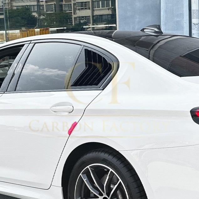 Gloss Black Window Louver Vents for BMW G30 5 Series 17-24-Carbon Factory