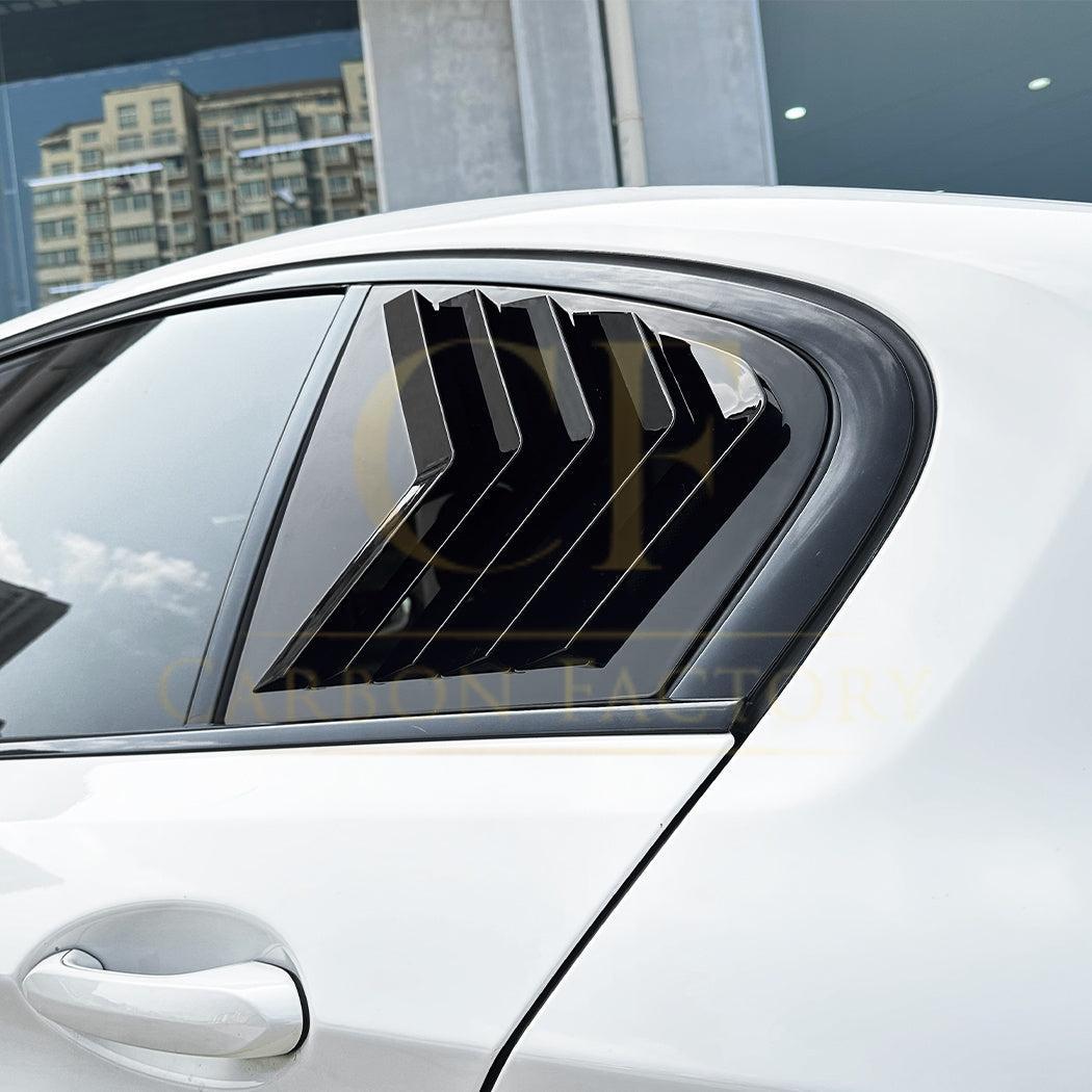 Gloss Black Window Louver Vents for BMW G30 5 Series 17-24-Carbon Factory