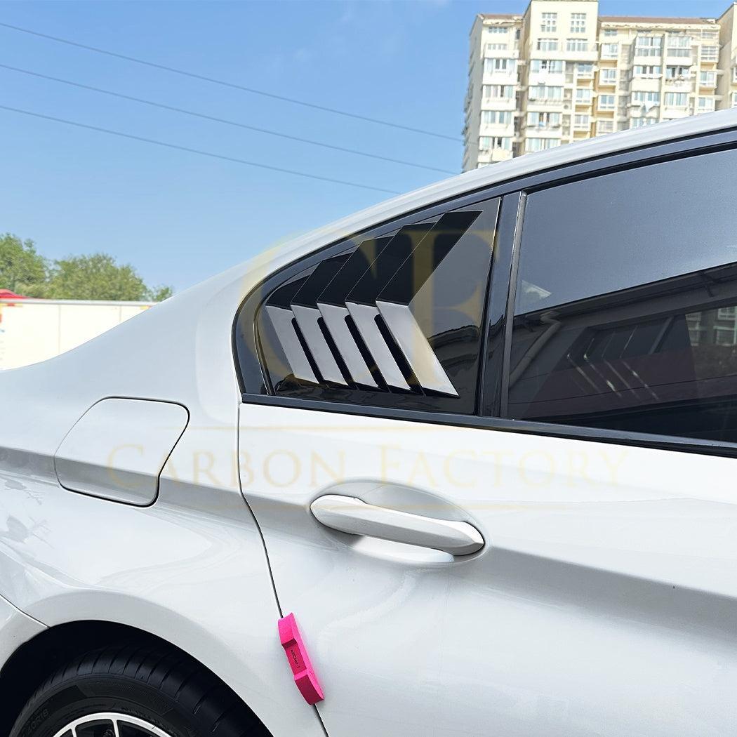 Gloss Black Window Louver Vents for BMW G30 5 Series 17-24-Carbon Factory
