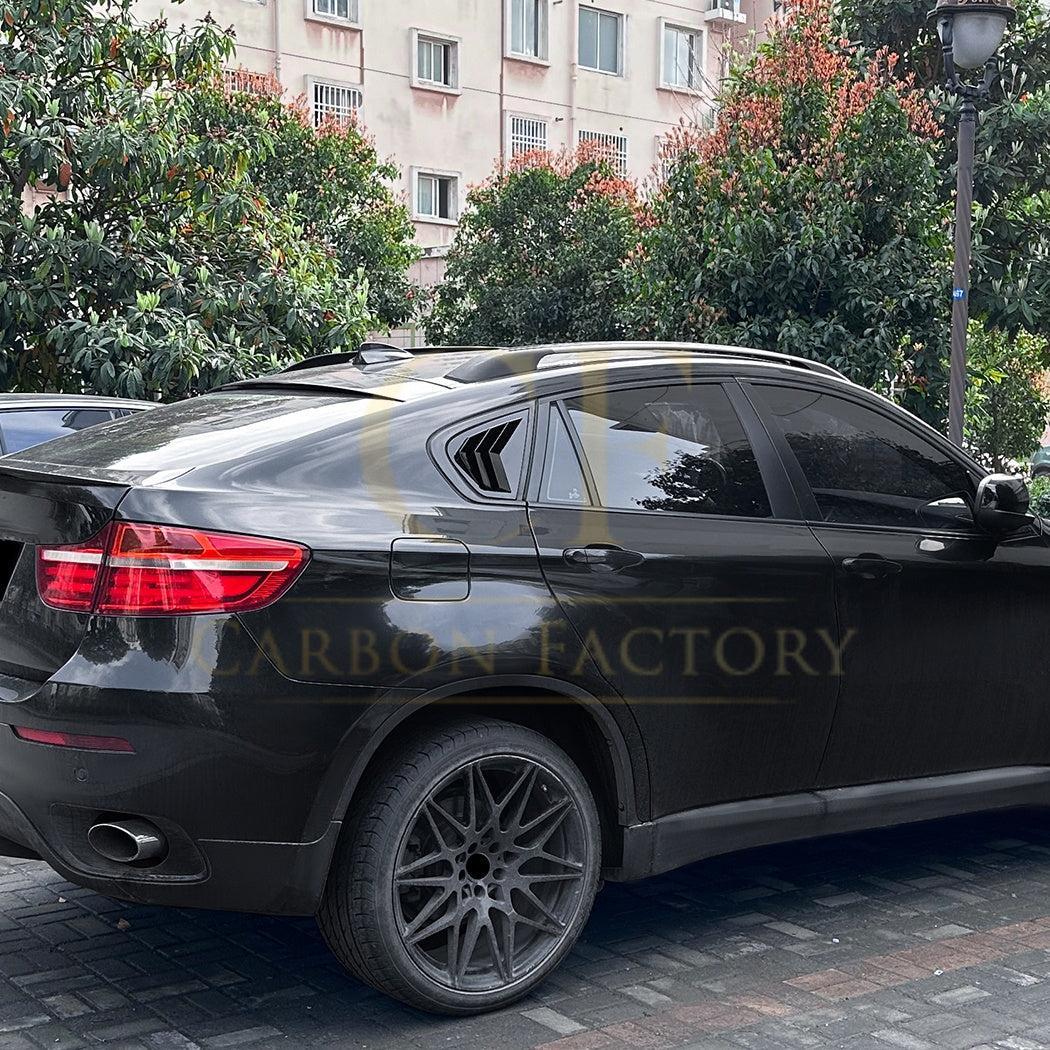 Gloss Black Window Louver for BMW E71 X6 08-14-Carbon Factory