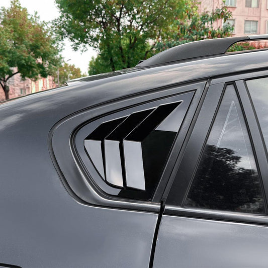 Gloss Black Window Louver for BMW E71 X6 08-14-Carbon Factory