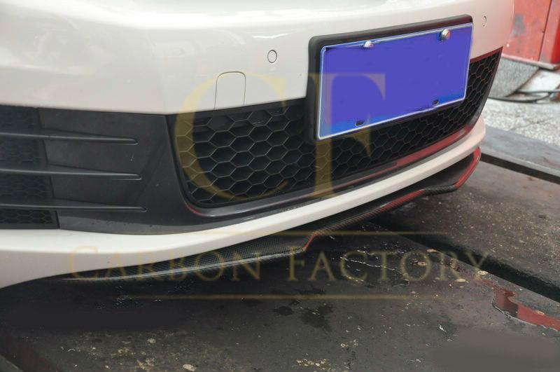 H1 Style Carbon Fibre Front Splitter for VW Golf MK6 GTI 08-13-Carbon Factory