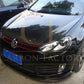 H2 Style Carbon Fibre Front Splitter for VW Golf MK6 GTI 08-13-Carbon Factory