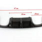H2 Style Carbon Fibre Rear Diffuser for BMW E92 E93 M3 07-13-Carbon Factory