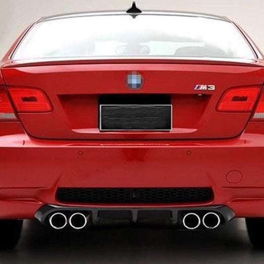 H2 Style Carbon Fibre Rear Diffuser for BMW E92 E93 M3 07-13-Carbon Factory