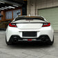 HKS Style Carbon Fibre Boot Spoiler for Toyota GR86 22-23-Carbon Factory