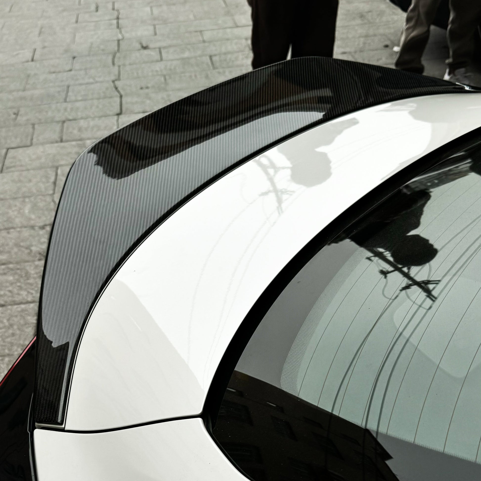HKS Style Carbon Fibre Boot Spoiler for Toyota GR86 22-23-Carbon Factory