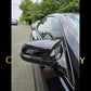 CF Style Gloss Black Replacement Mirror Covers for BMW F10 5 Series LCI F06 F12 F13 6 Series F01 7 Series