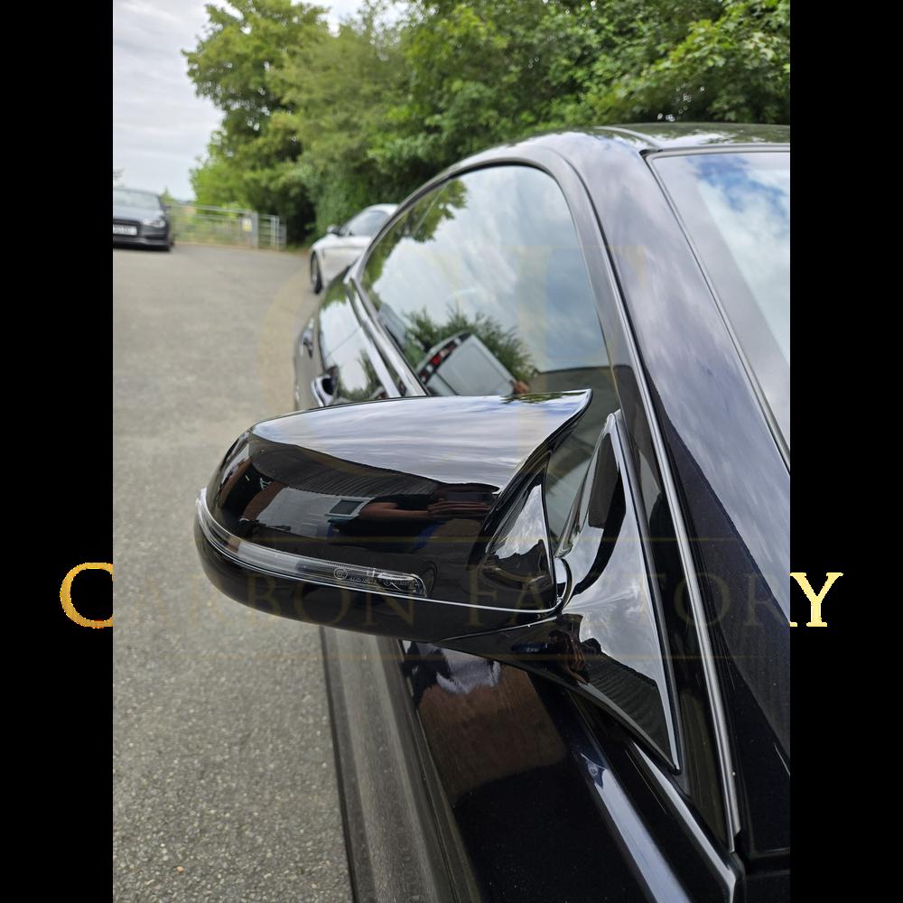 CF Style Gloss Black Replacement Mirror Covers for BMW F10 5 Series LCI F06 F12 F13 6 Series F01 7 Series