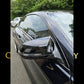 CF Style Gloss Black Replacement Mirror Covers for BMW F10 5 Series LCI F06 F12 F13 6 Series F01 7 Series