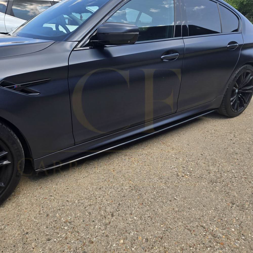 MP Style Gloss Black Side Skirts for BMW G30 G31 5 Series F90 M5 17-Present - Carbon Factory