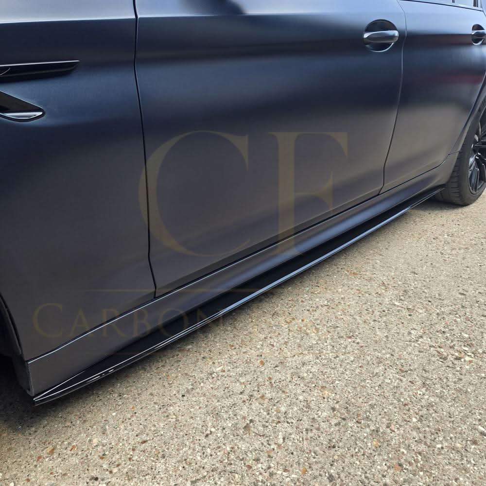 MP Style Gloss Black Side Skirts for BMW G30 G31 5 Series F90 M5 17-Present - Carbon Factory