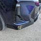 AC Style Gloss Black Front Splitter for BMW G01 X3 IX3 G02 X4 LCI 22-24