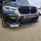 V Style Carbon Fibre Front Splitter for BMW F97 X3M F98 X4M 18-21 - Carbon Factory