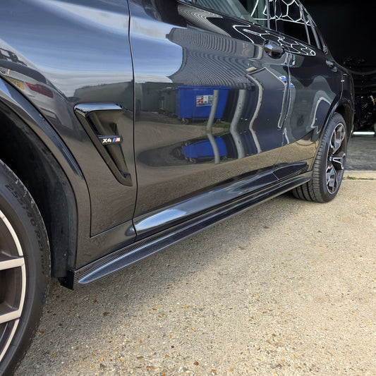 MP Style Carbon Fibre Side Skirts for BMW F97 X3M F98 X4M 18-21 - Carbon Factory