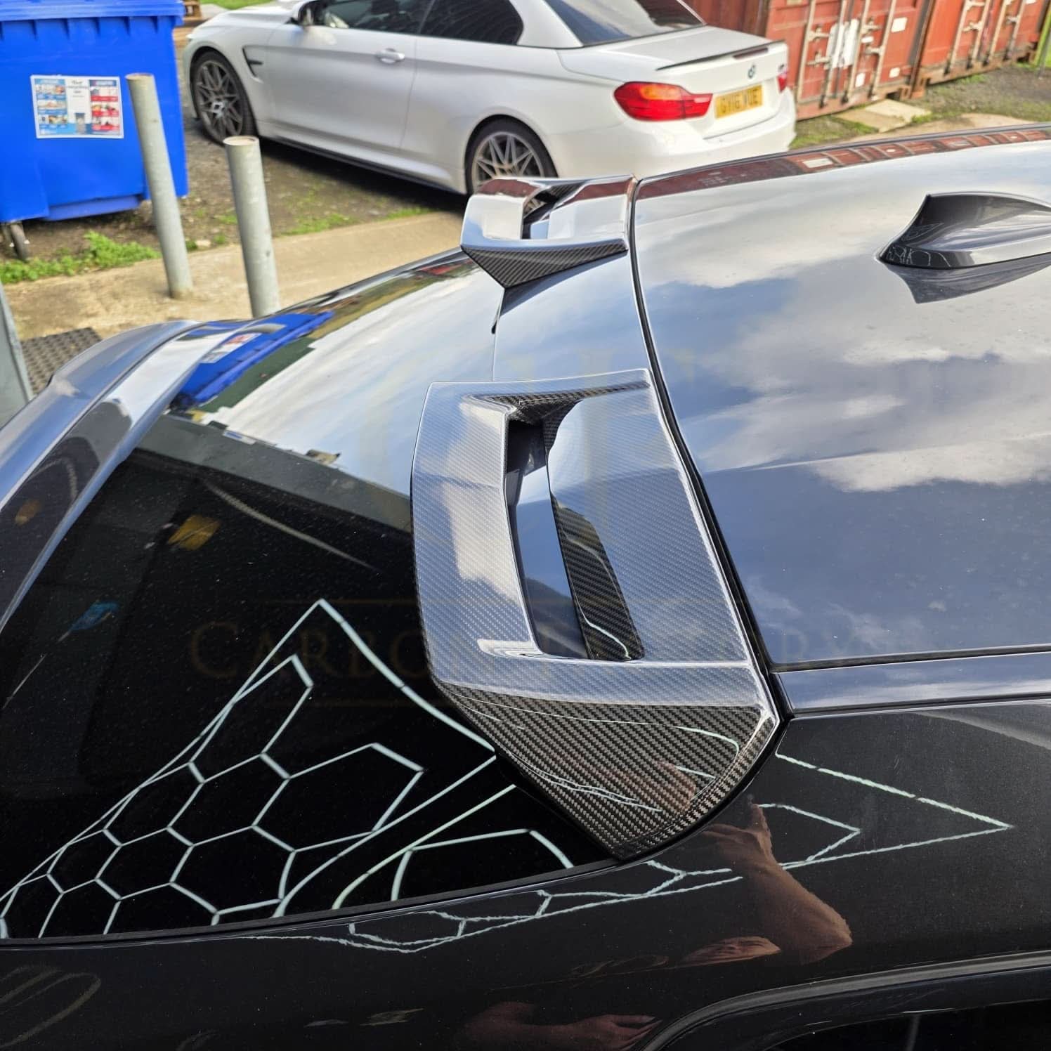 SQ Style Pre-Preg Carbon Fibre Roof Spoiler for BMW G02 X4 F98 X4M 2019-Present - Carbon Factory