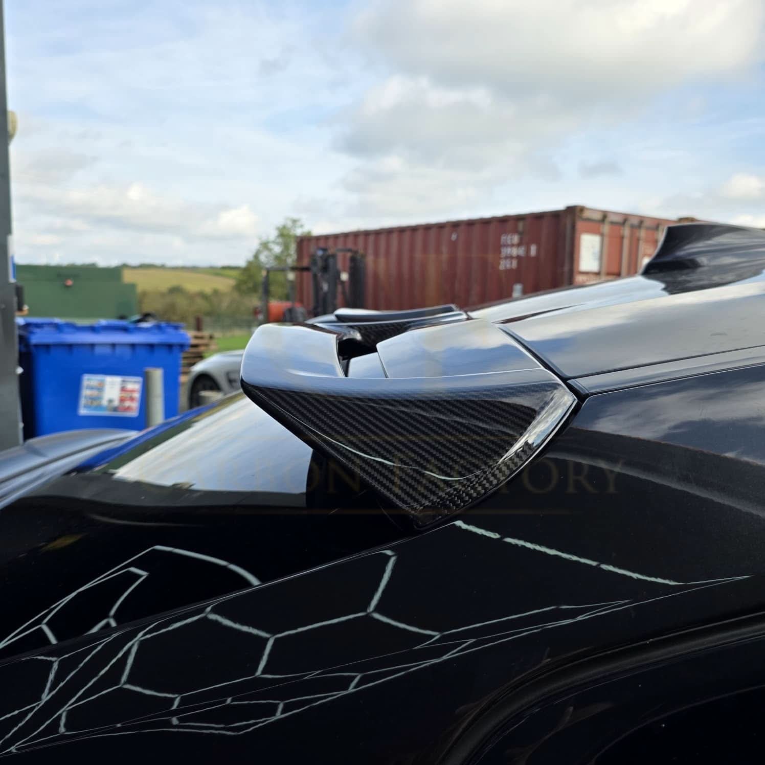 SQ Style Pre-Preg Carbon Fibre Roof Spoiler for BMW G02 X4 F98 X4M 2019-Present - Carbon Factory