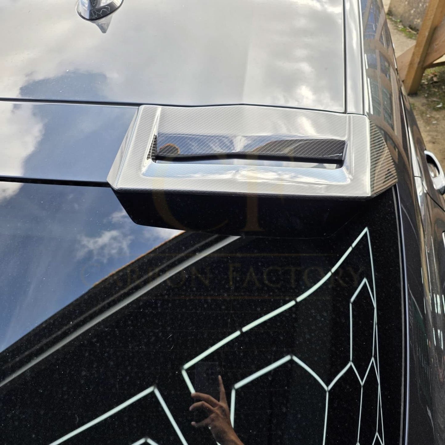 SQ Style Pre-Preg Carbon Fibre Roof Spoiler for BMW G02 X4 F98 X4M 2019-Present - Carbon Factory