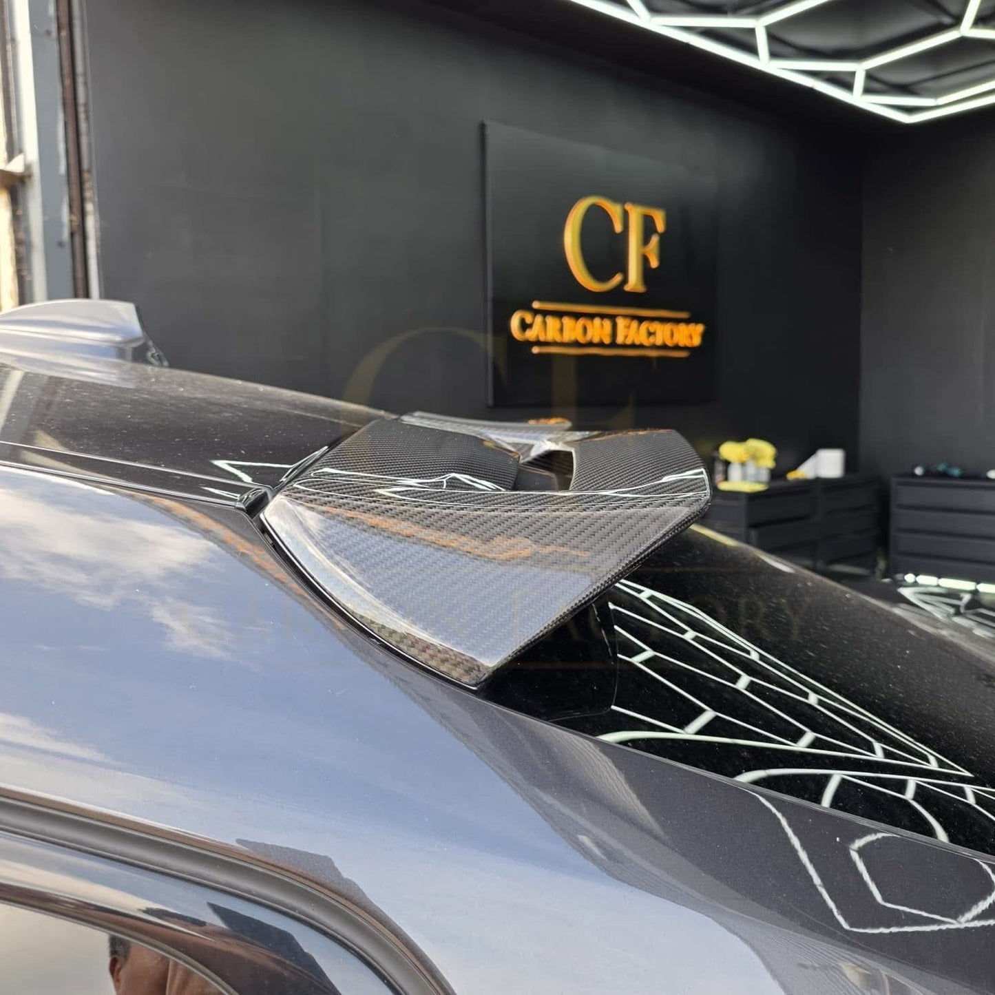SQ Style Pre-Preg Carbon Fibre Roof Spoiler for BMW G02 X4 F98 X4M 2019-Present - Carbon Factory