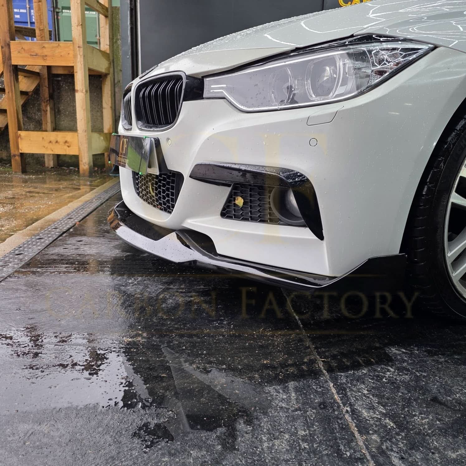 MAD Style Carbon Fibre Front Splitter for BMW F30 F31 3 Series M Sport 12-19 - Carbon Factory