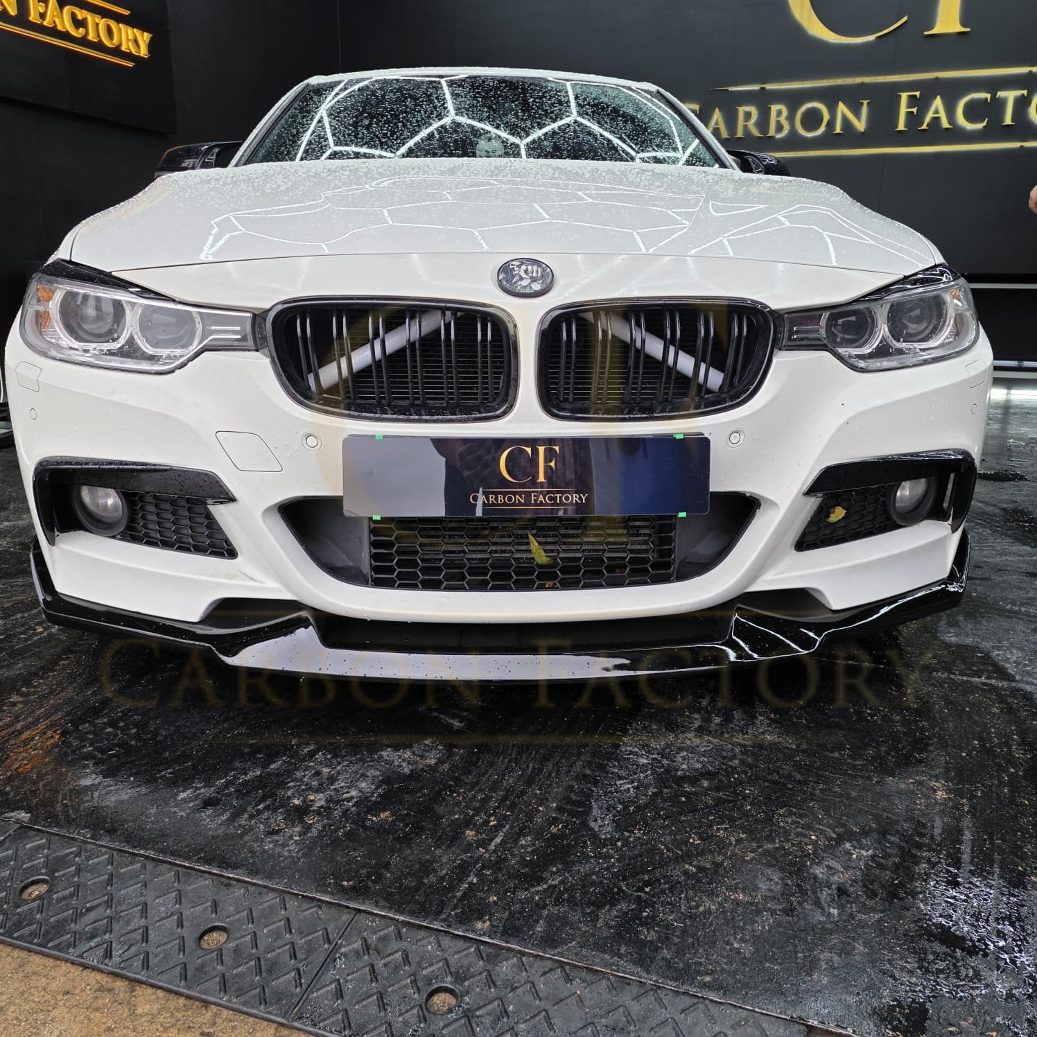 MAD Style Carbon Fibre Front Splitter for BMW F30 F31 3 Series M Sport 12-19 - Carbon Factory