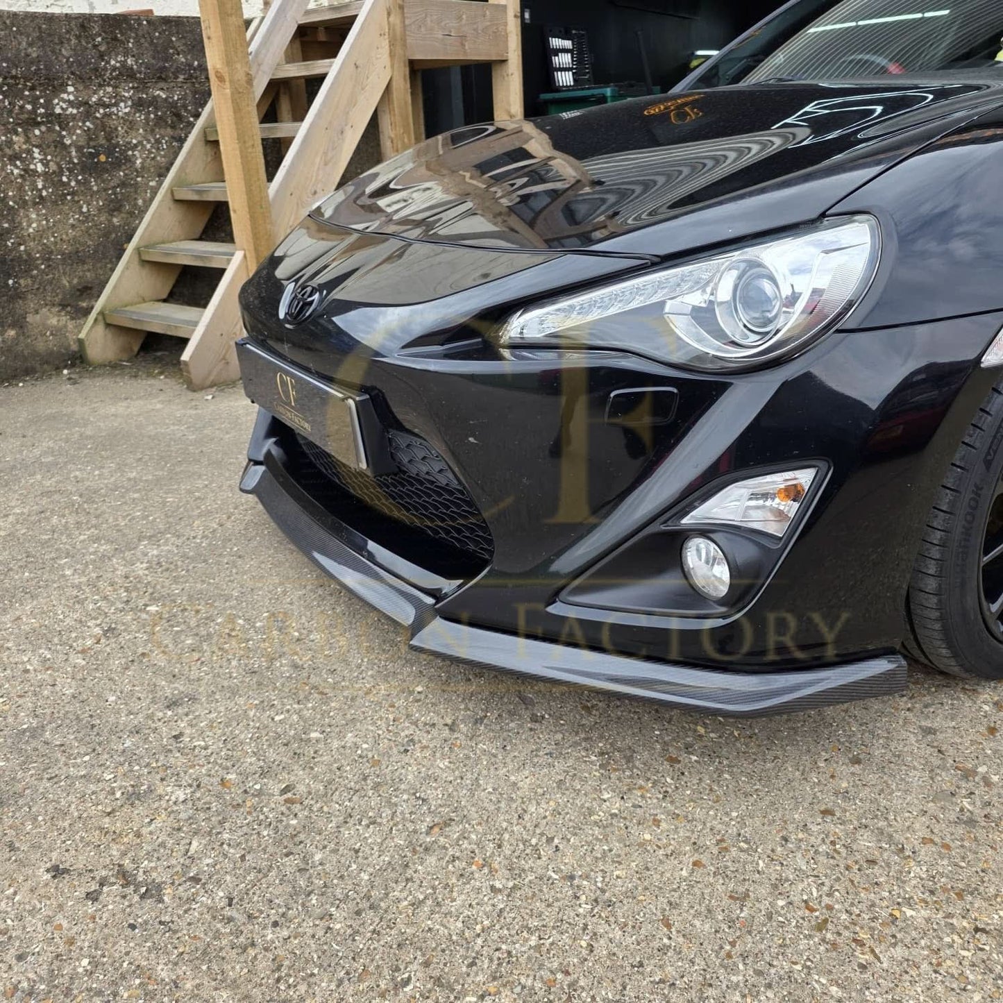 BM Style Carbon Fibre Front Splitter for Toyota GT86 13-16 - Carbon Factory