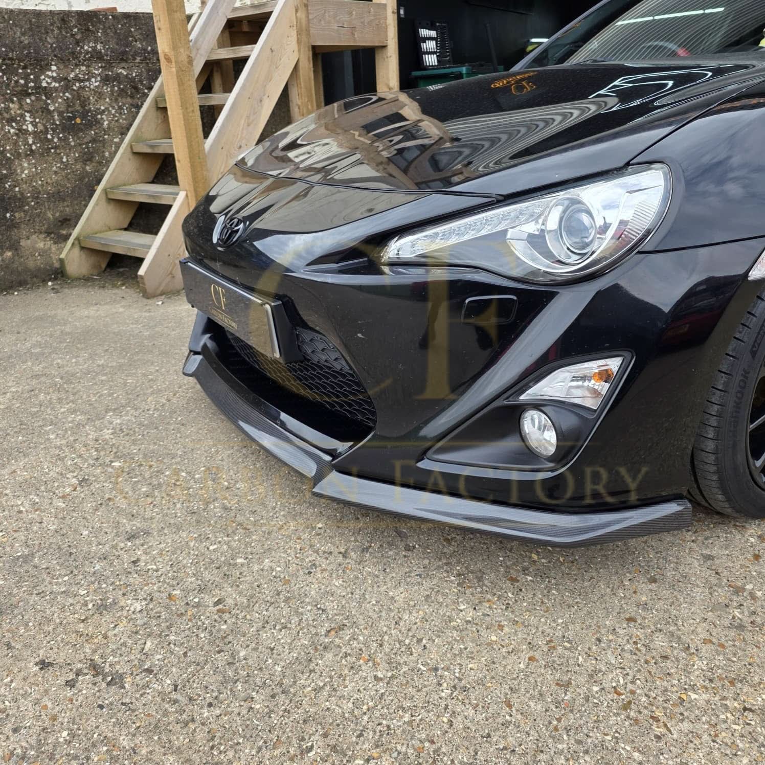 BM Style Carbon Fibre Front Splitter for Toyota GT86 13-16 - Carbon Factory
