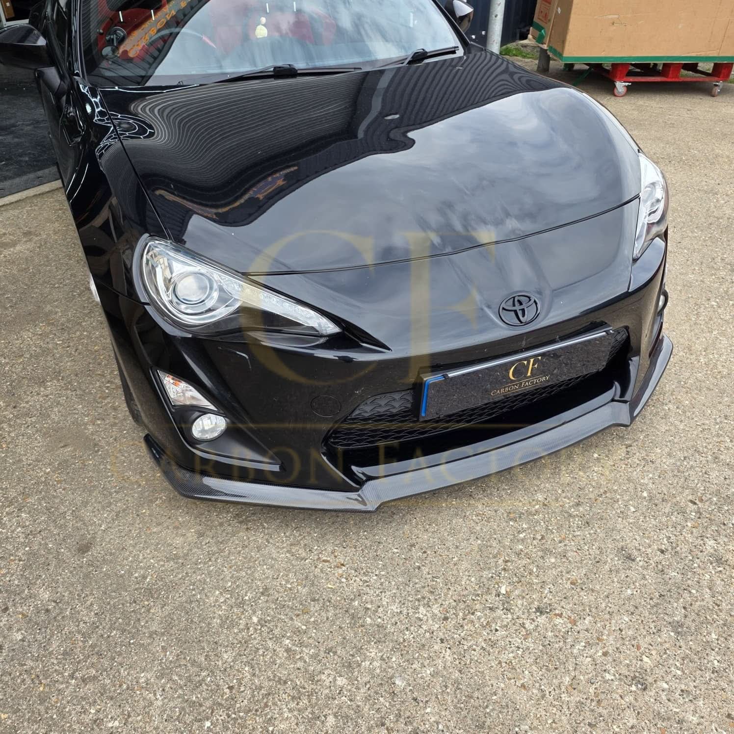 BM Style Carbon Fibre Front Splitter for Toyota GT86 13-16 - Carbon Factory
