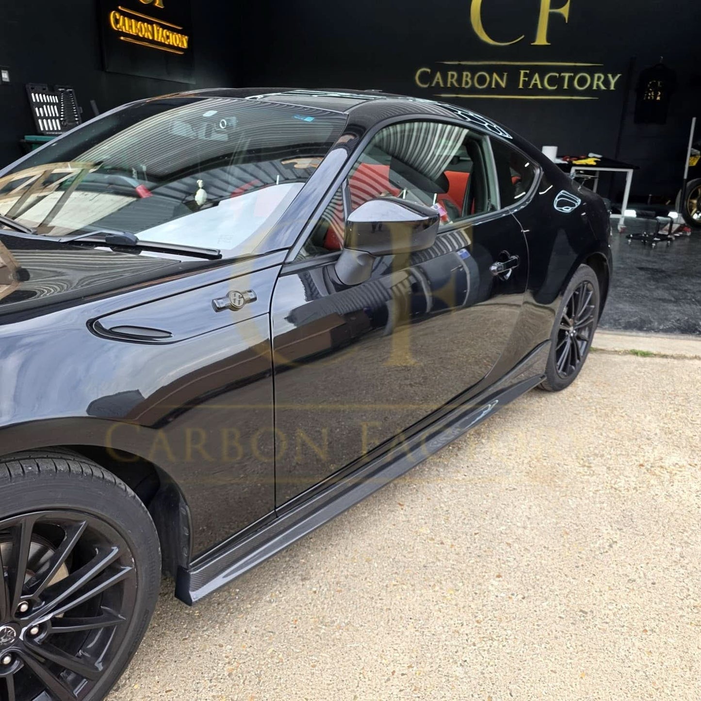 ELE Style Carbon Fibre Side Skirts for Toyota GT86 12-20 - Carbon Factory