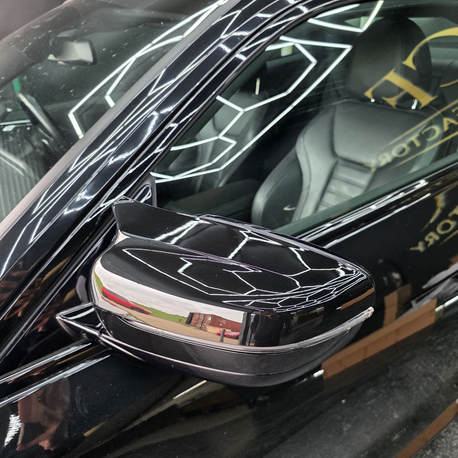 MP Style Gloss Black Replacement Mirror Covers for BMW G42 2 Series 21-Present - Carbon Factory