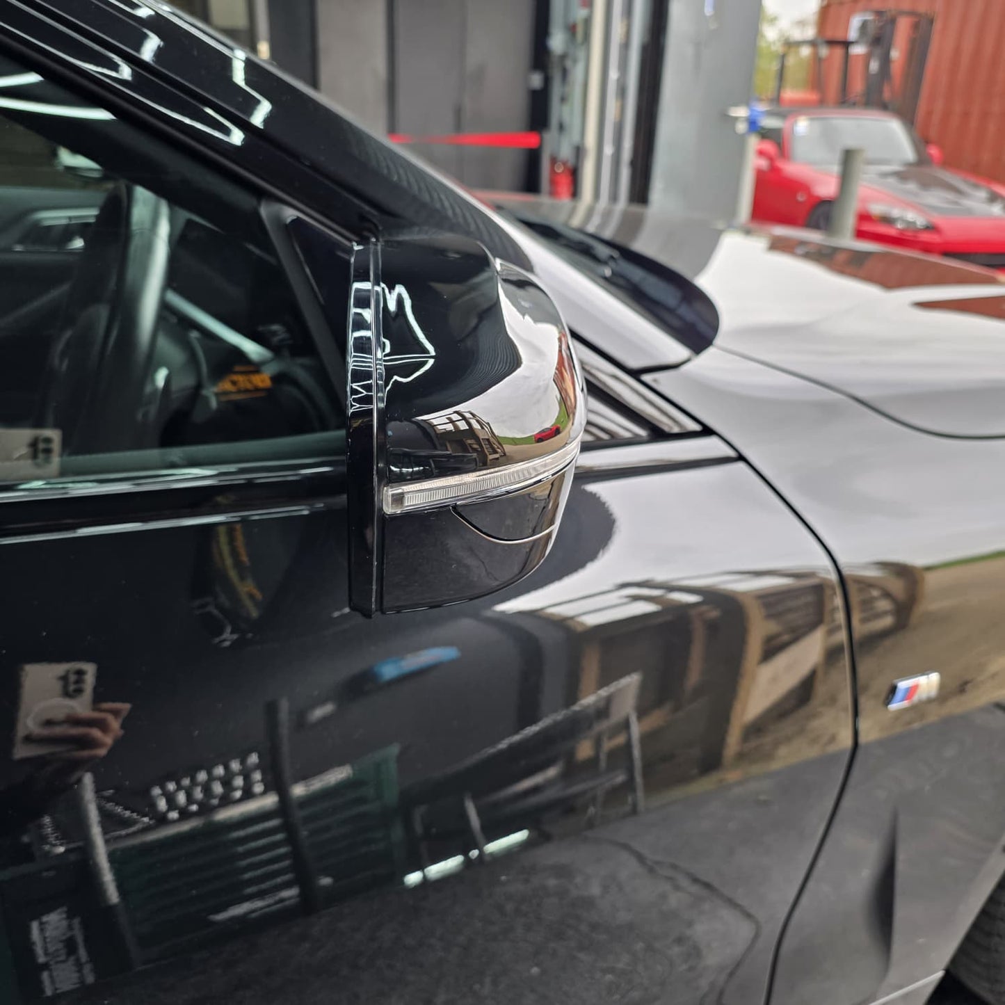 MP Style Gloss Black Replacement Mirror Covers for BMW G20 G21 3 Series 17-23