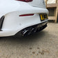 AMG Style Gloss Black Rear Diffuser & Exhaust Tips for Mercedes Benz W205 C Class & C63 Coupe 15-21 - Carbon Factory