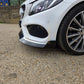 Brabus 2 Style Gloss Black Front Splitter for Mercedes Benz W205 C Class 15-18 - Carbon Factory