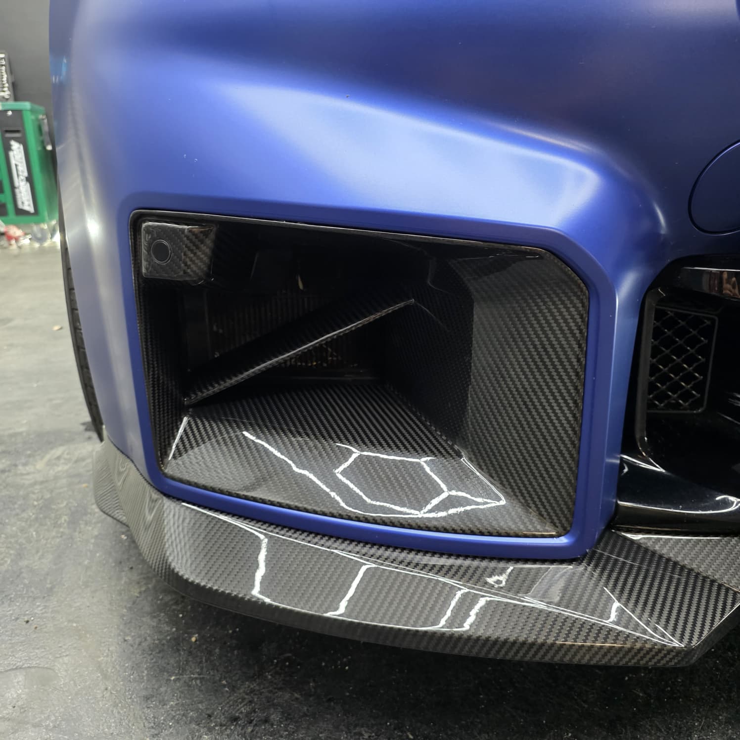 MP Style Pre-Preg Carbon Fibre Front Induction Trims for BMW G87 M2 23-Present - Carbon Factory