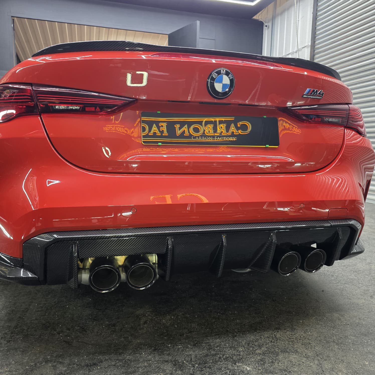 OEM Style Pre-Preg Carbon Fibre Rear Diffuser for BMW G80 M3 G82 G83 M4 21-Present - Carbon Factory