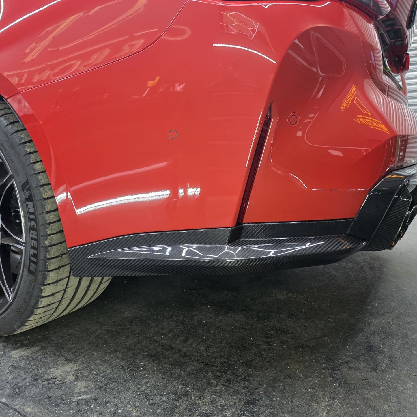 OEM Style Pre-Preg Carbon Fibre Rear Bumper Spats for BMW G82 G83 M4 21-Present