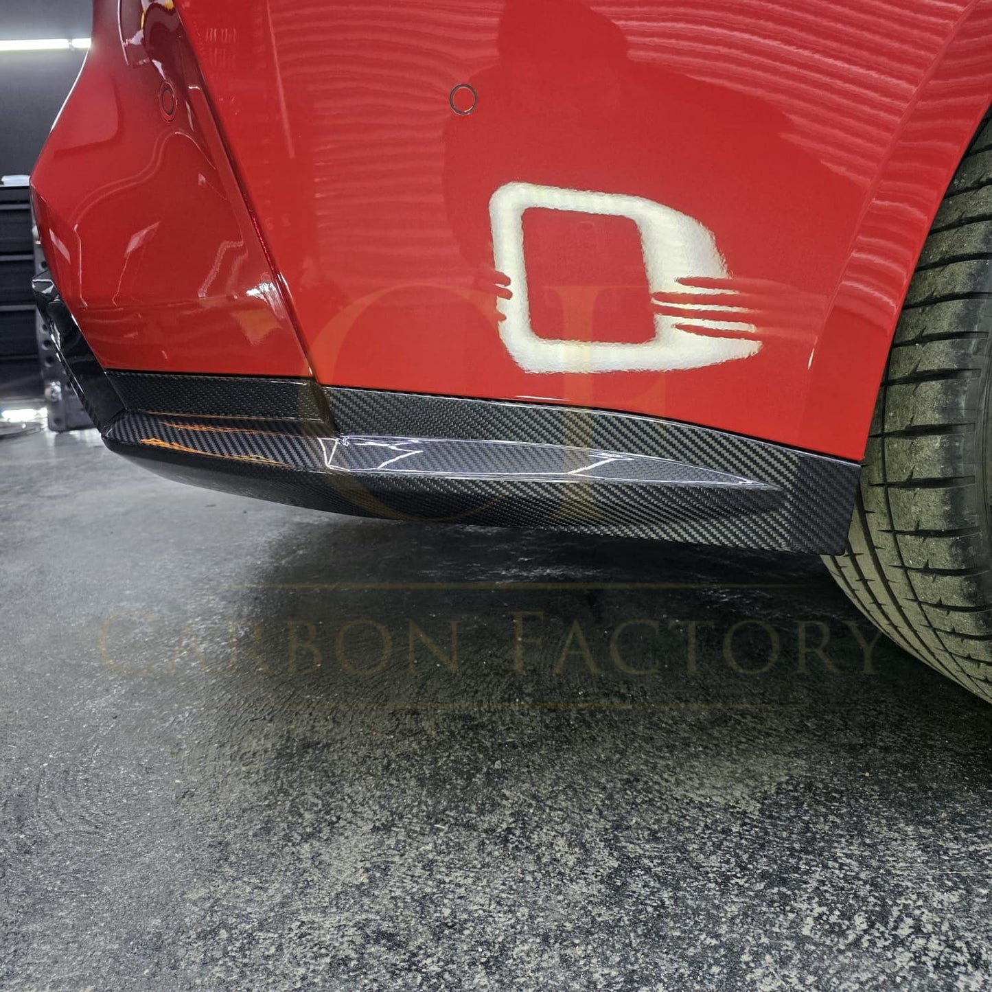 OEM Style Pre-Preg Carbon Fibre Rear Bumper Spats for BMW G82 G83 M4 21-Present