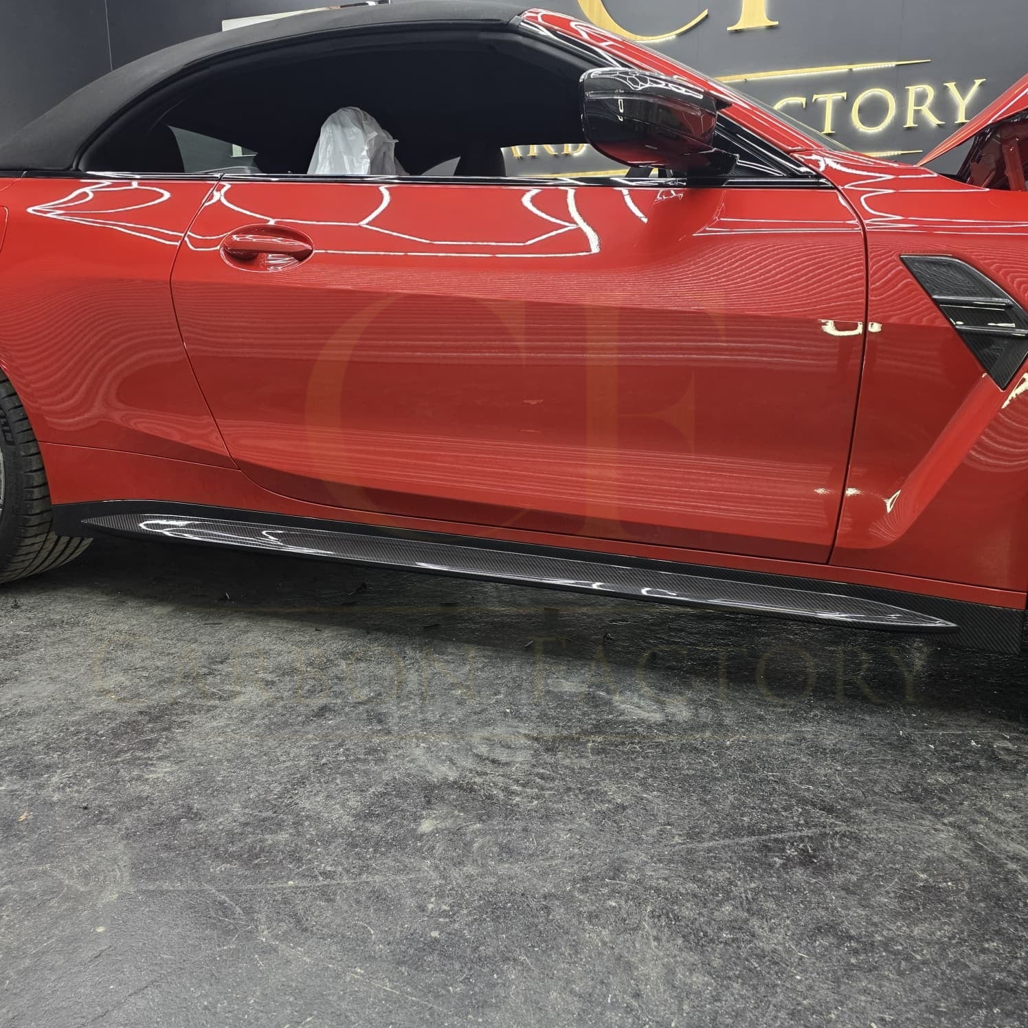 Pre-Preg Carbon Fibre Side Skirts for BMW G82 G83 M4 21-Present - Carbon Factory