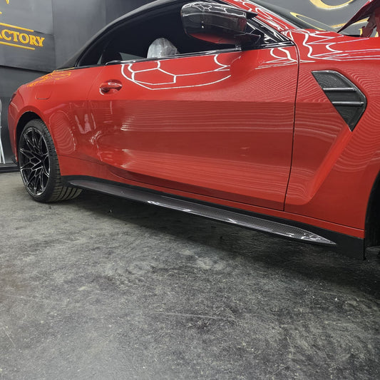 Pre-Preg Carbon Fibre Side Skirts for BMW G82 G83 M4 21-Present