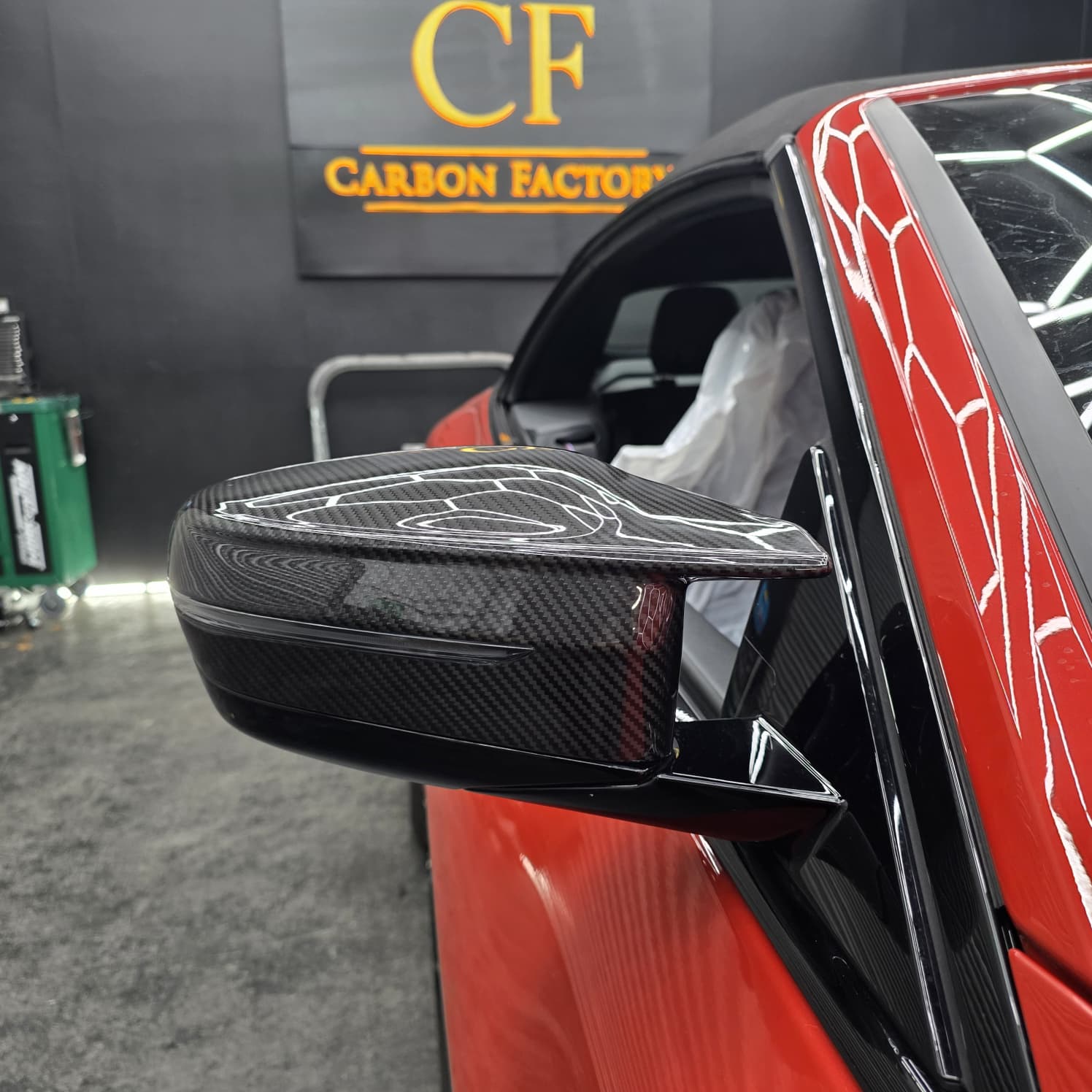 Pre-Preg Carbon Fibre Replacement Mirror Covers for BMW G87 M2 G80 M3 G82 G83 M4 20-Present - Carbon Factory