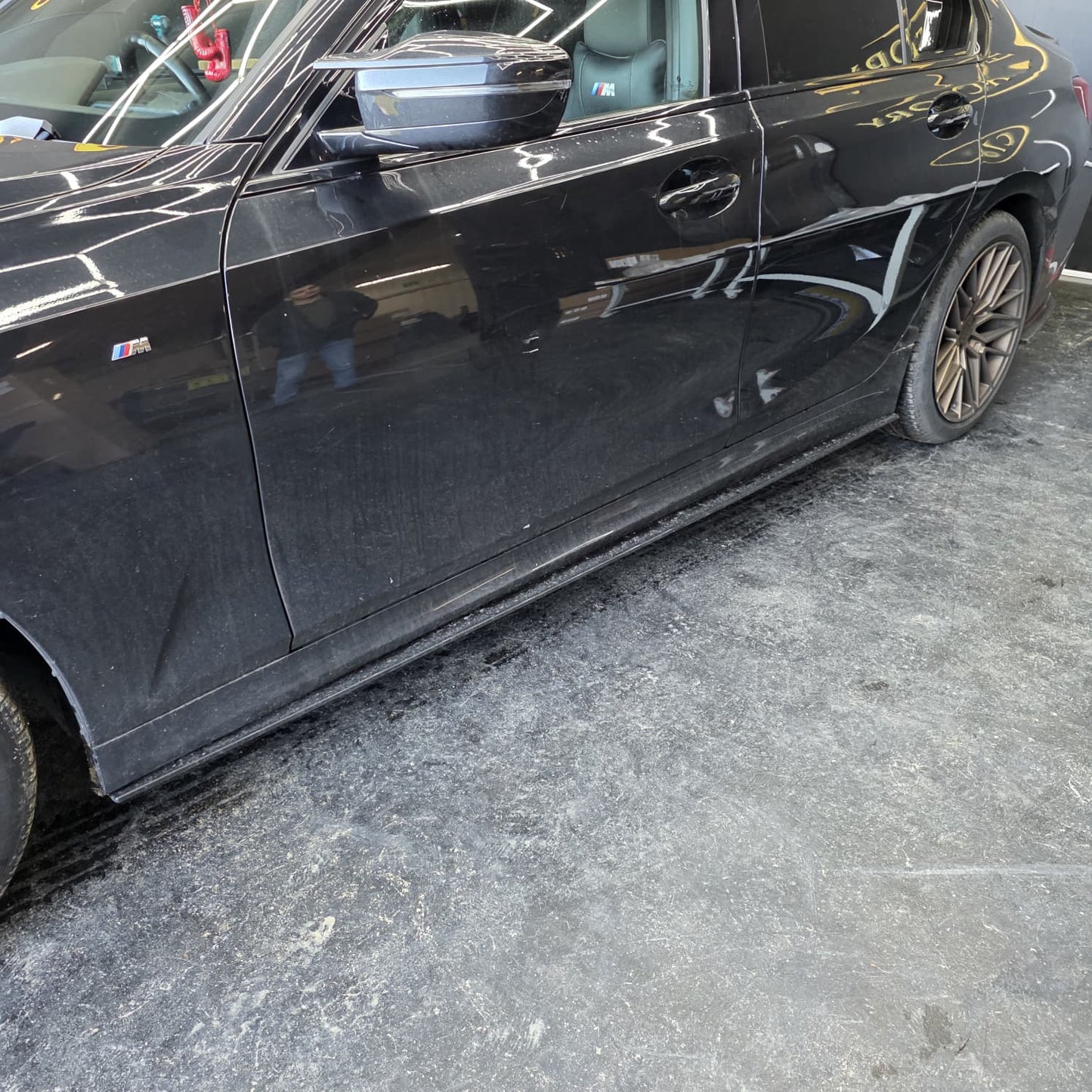 AC Style Gloss Black Side Skirts for BMW 3 Series G20 19-Present