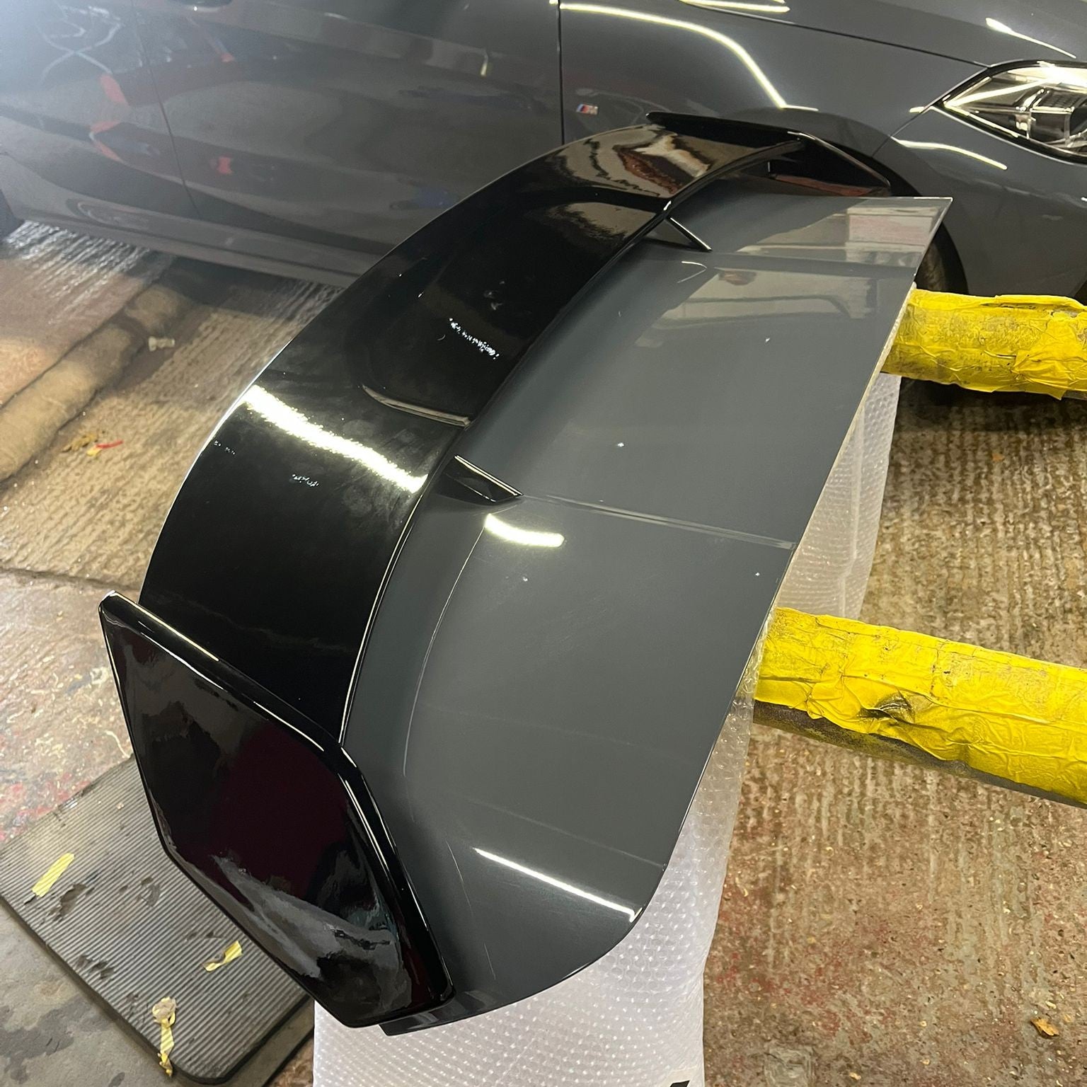 MP Style Gloss Black Roof Spoiler for BMW F40 1 Series 19-24 - Carbon Factory